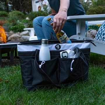 2 COMPARTMENT TOTE COOLER