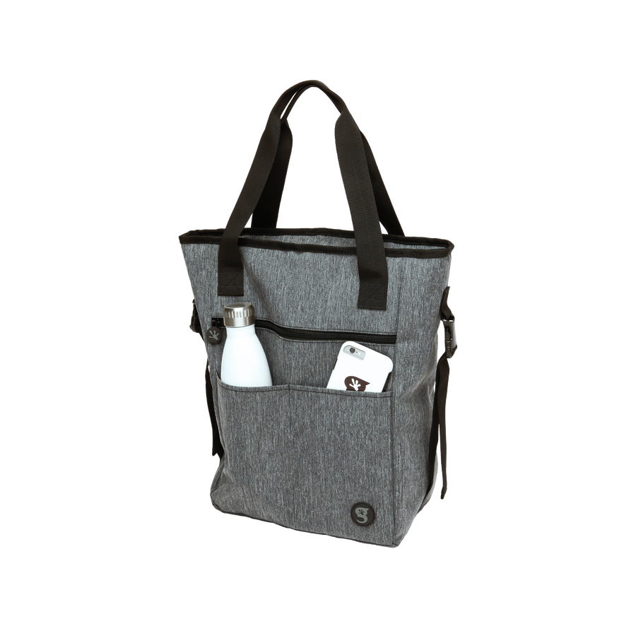 Charcoal Crosshatch - Small Essential Storage Tote - Thirty-One