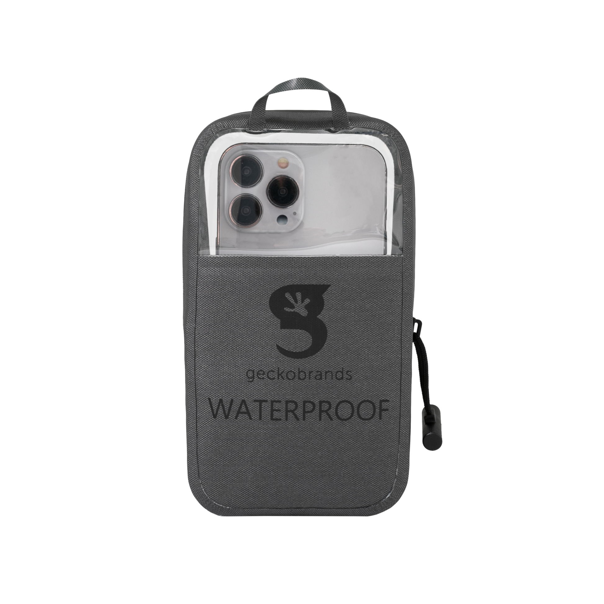 Geckobrands Waterproof Phone Pouch Plus, Grey Geckobrands Waterproof Phone Pouch Plus, Grey