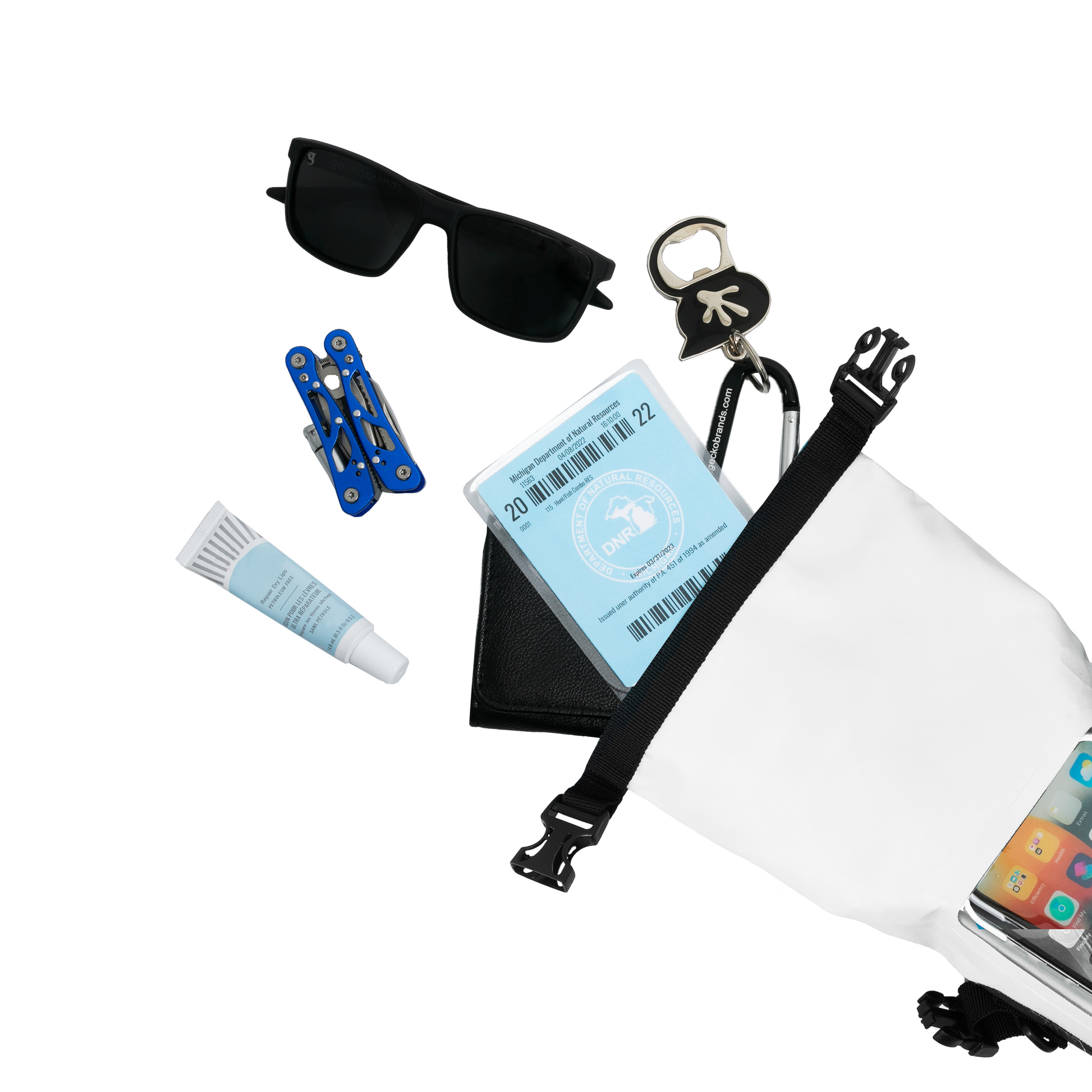 Geckobrands Waterproof Phone Tote Bag for Phone