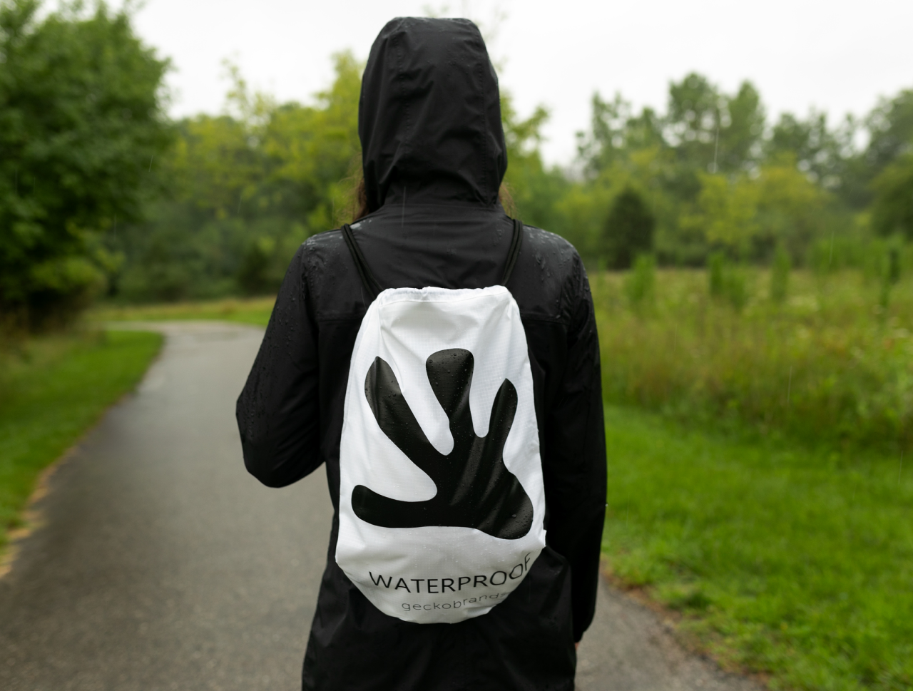 Geckobrands 10L Waterproof Drawstring Backpack