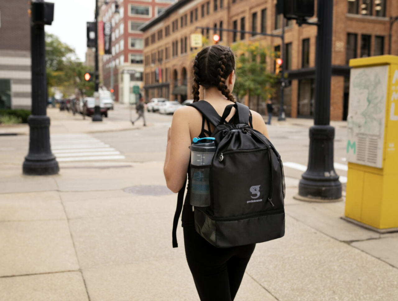 Geckobrands Agile Cinch Backpack