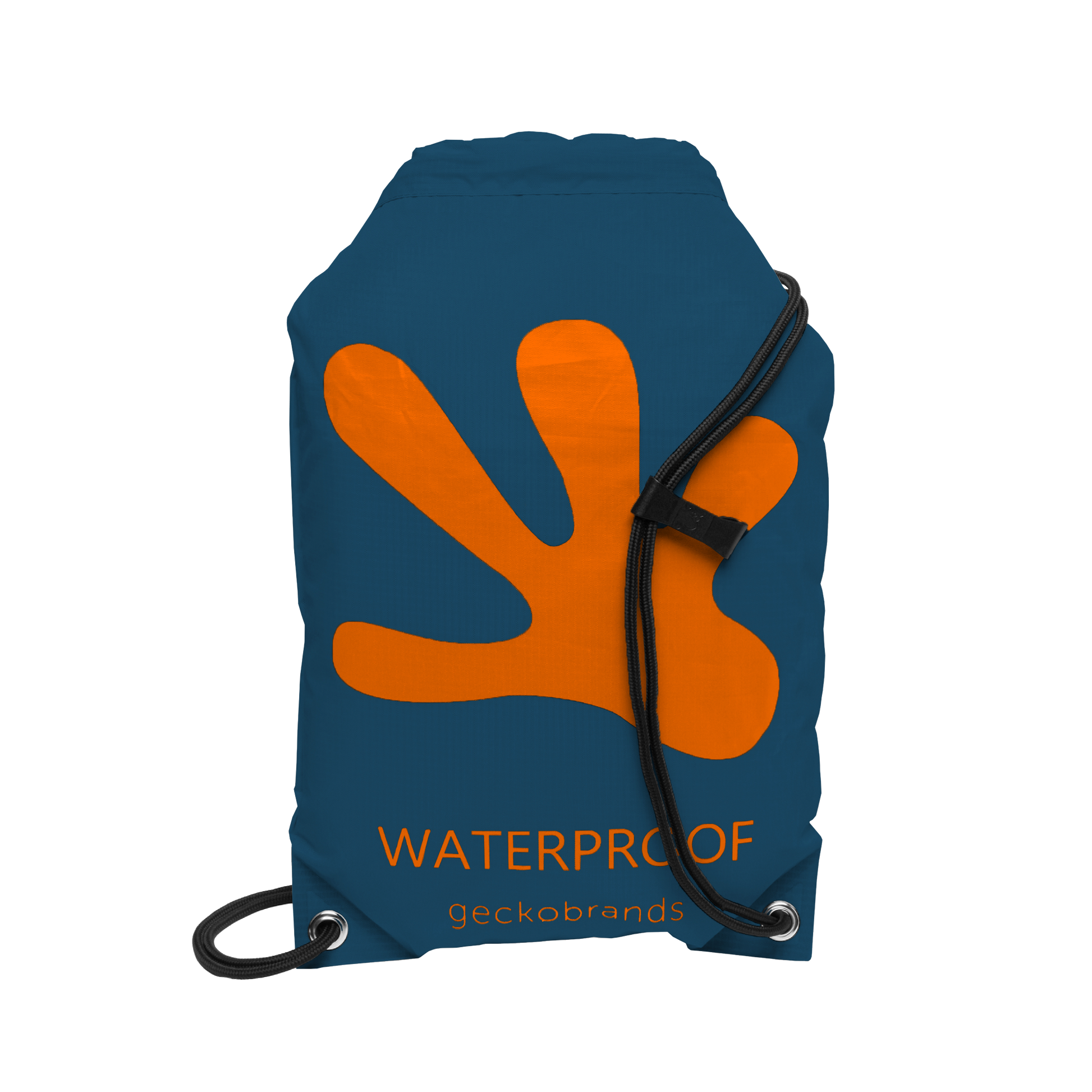 Geckobrands Waterproof Drawstring 2.0 Backpack, White
